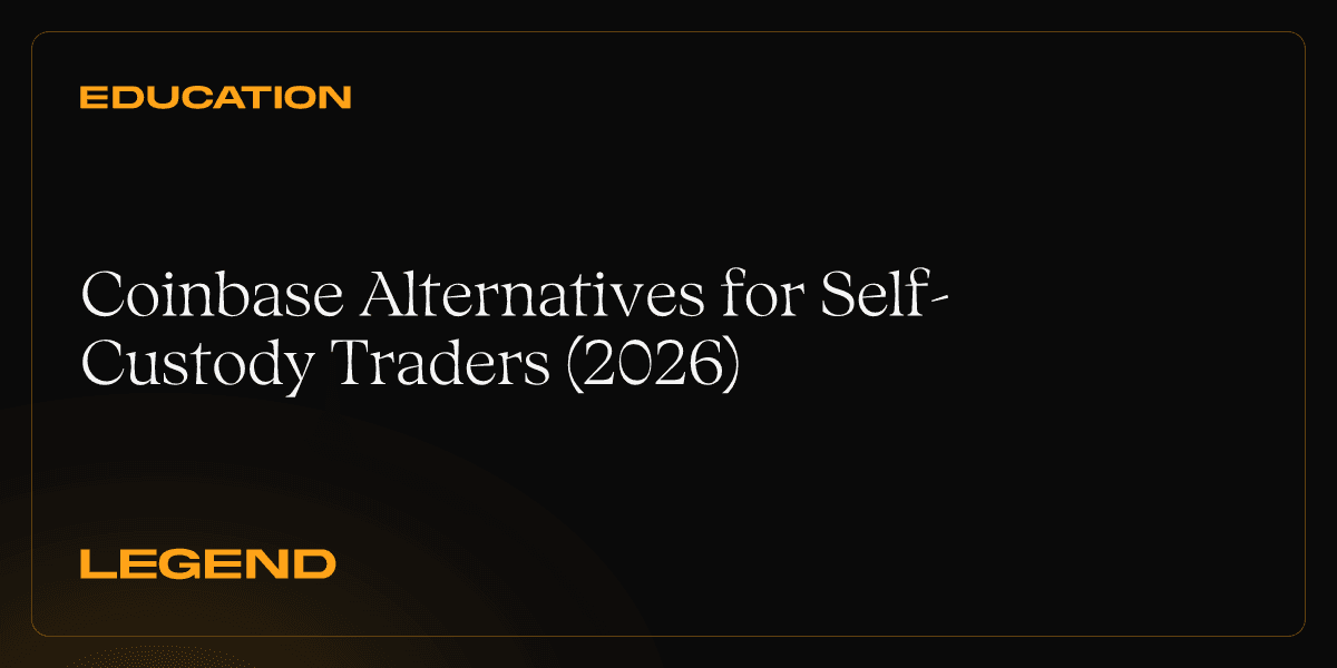 Coinbase Alternatives for Self-Custody Traders (2026)